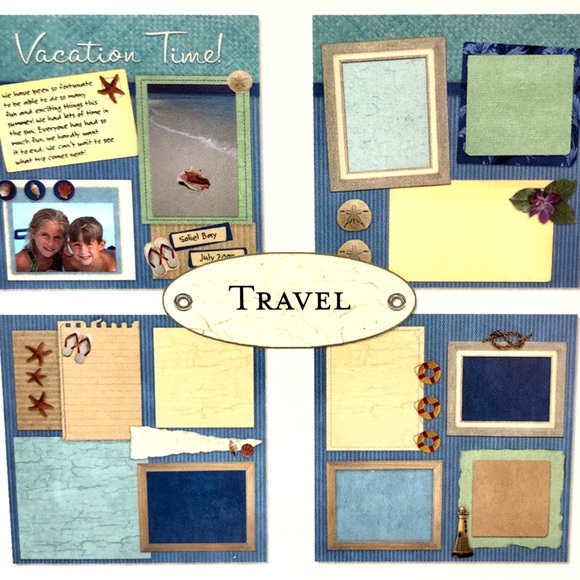 SCRAPBOOKING SIMPLE 1-2-3: Deluxe Scrapbooking Kit  12” x 12” pages. - Picture 8 of 17